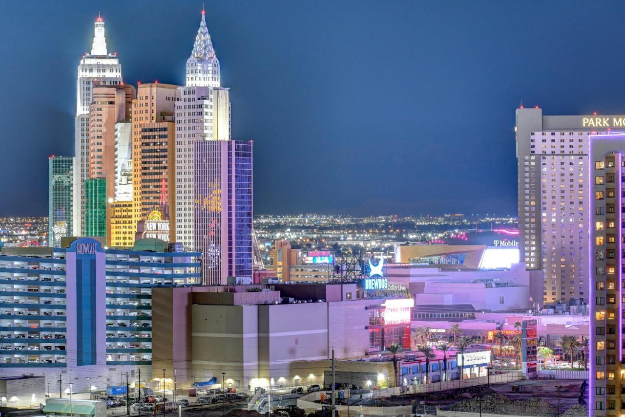 Lucky Gem Penthouse & Luxury Suites At Signature Resort, Balcony Strip View 1607 Las Vegas Exteriör bild